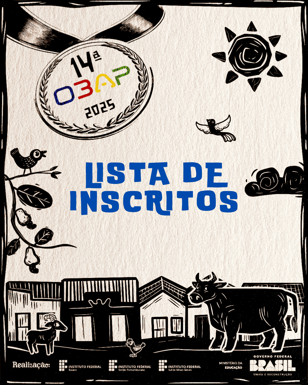 lista de insritos